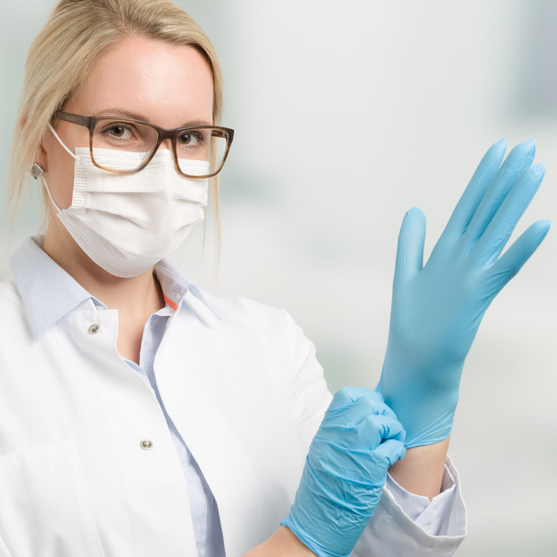 protection du praticien Gant Masques Visières