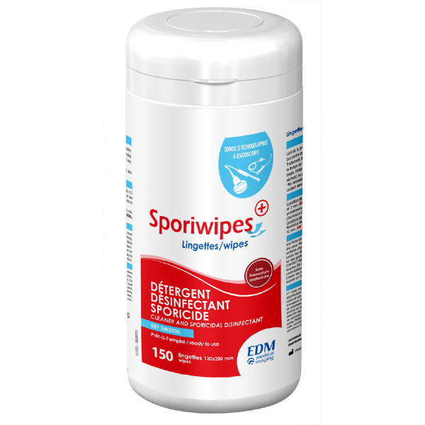 SW2000--sporiwipes-lingette sporiwipes lingettes nettoyantes désinfectantes de haut niveau des dispositifs médicaux